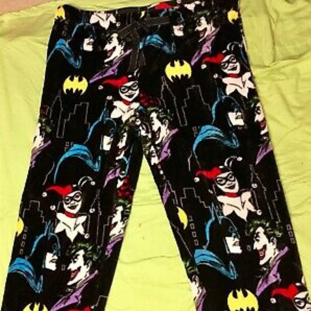 Ladies Fleece Batman Pajama Pant